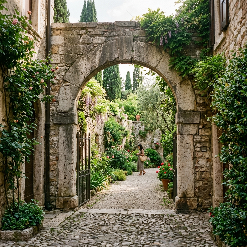 cosa vedere a verona - Un suggestivo arco in pietra medievale a Verona