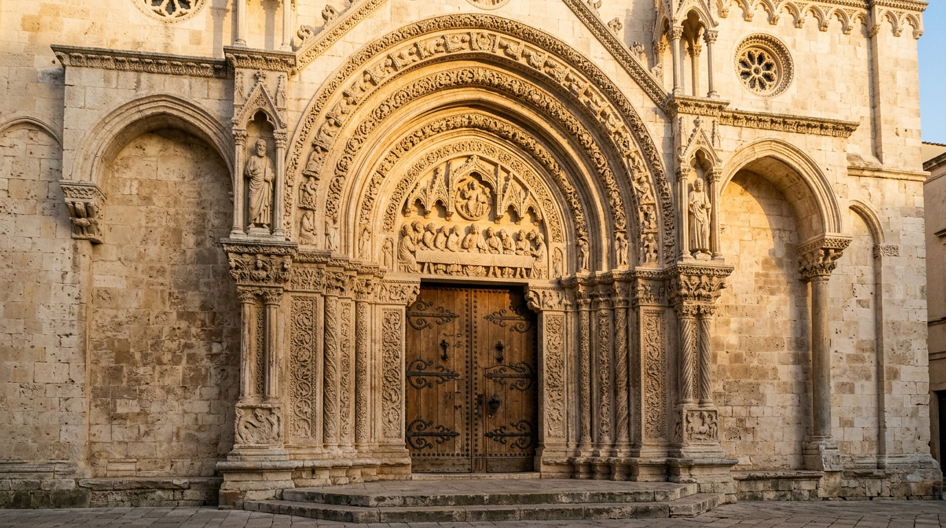 pane di altamura e cattedrale federiciana - I portali scolpiti nel centro storico di Altamura