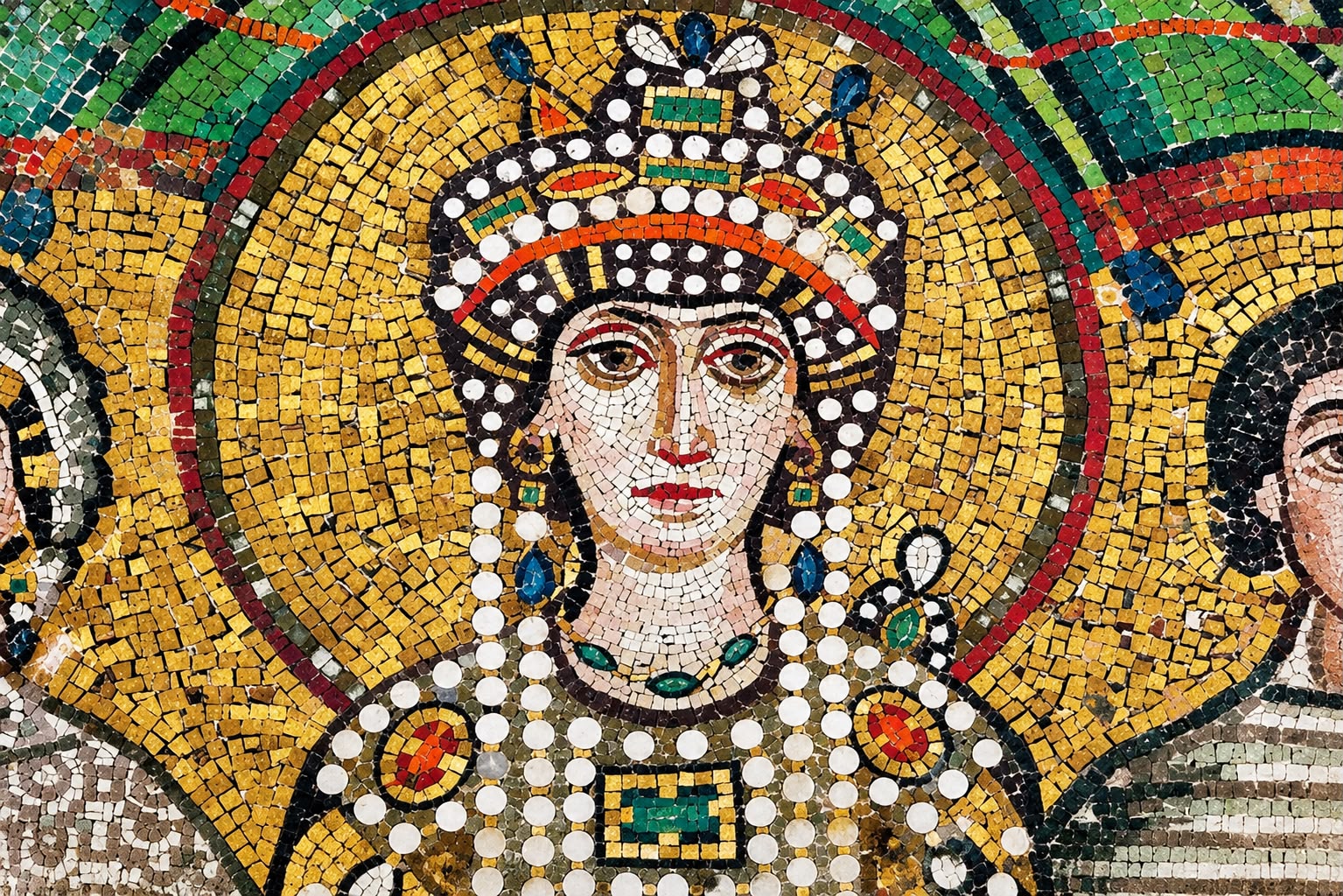 Mosaico bizantino di epoca tardoantica